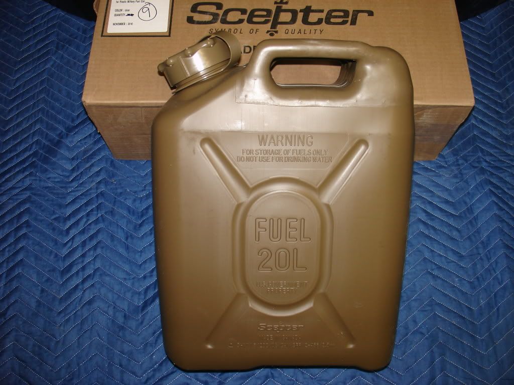 New Scepter Military Fuel Cans Land Rover and Range Rover Forum